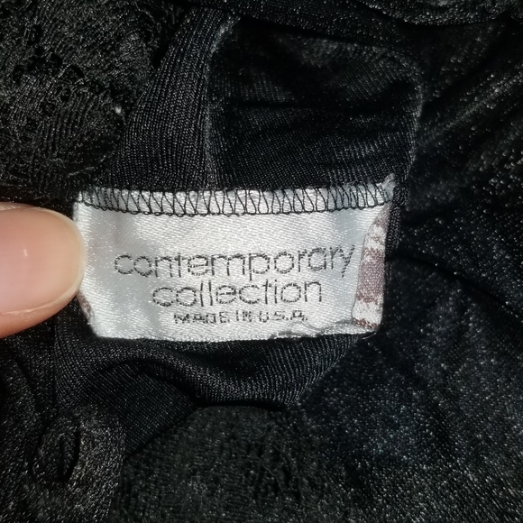 Contemporary Collection Black Slip Dress - Picture 4 of 5